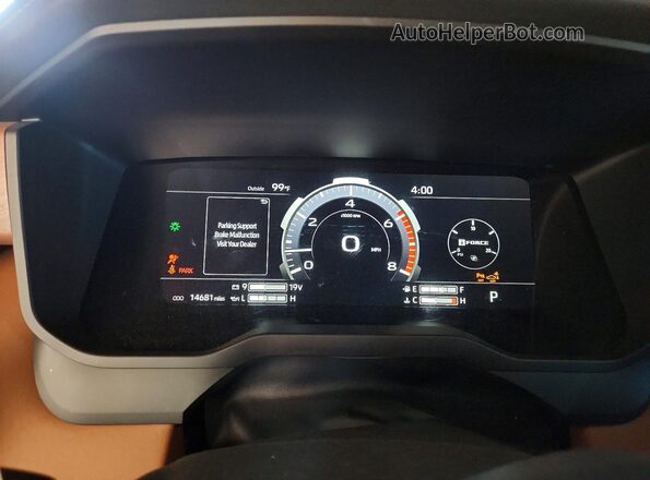 5TFMA5DB1RX215432 2024 TOYOTA TUNDRA White Vista del cuadro de instrumentos