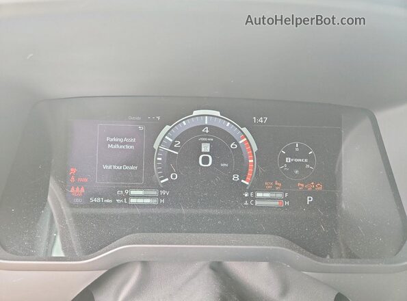 5TFMA5DB4TX360102 2026 TOYOTA TUNDRA Gray Սարքավորումների վահանակի տեսք