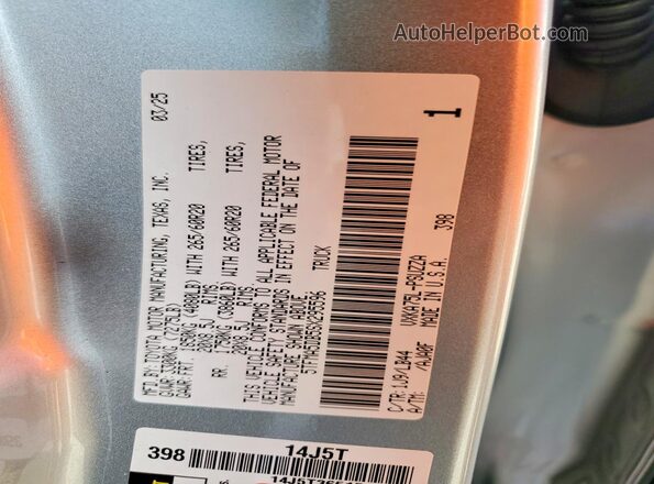 5TFMA5DB5SX295596 2025 TOYOTA TUNDRA Silver 