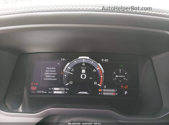 5TFMA5DB7SX300510 2025 TOYOTA TUNDRA Gray Հետևի նստատեղերի տեսք