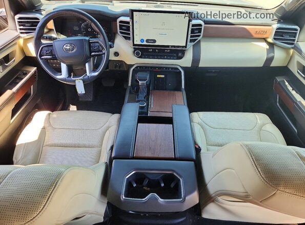 5TFMA5DB8NX016100 2022 TOYOTA TUNDRA Black Vista del salpicadero