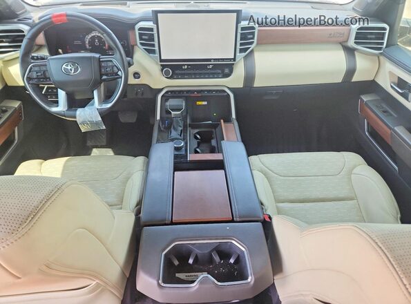 5TFMA5DB9NX014095 2022 TOYOTA TUNDRA Blue Widok deski rozdzielczej