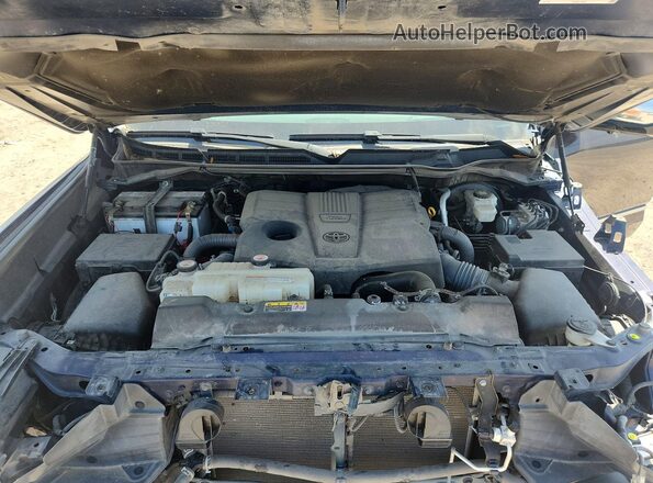 5TFMA5DB9NX014095 2022 TOYOTA TUNDRA Blue Widok wnętrza z tyłu
