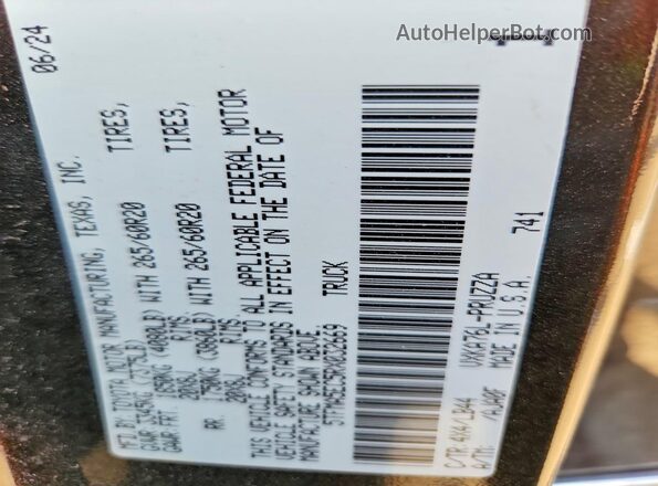 5TFMA5EC5RX032669 2024 TOYOTA TUNDRA Brown Շարժիչի բաժամունքի տեսք
