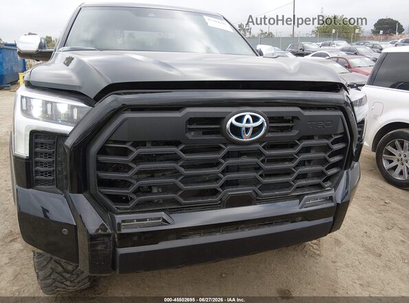 5TFMC5DBXPX028004 2023 TOYOTA TUNDRA HYBRID Black Front view