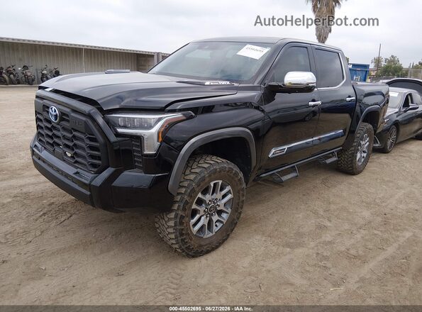 5TFMC5DBXPX028004 2023 TOYOTA TUNDRA HYBRID Black Front left