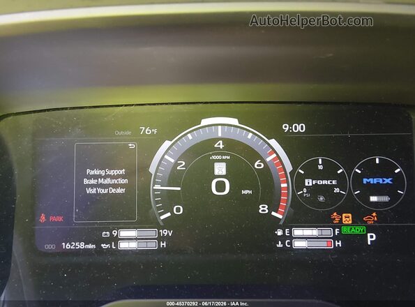 5TFMC5EC3RX008073 2024 TOYOTA TUNDRA HYBRID Gray უკანა სავარძლების ხედი