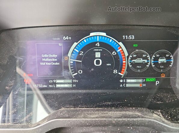 5TFMC5EC6RX007970 2024 TOYOTA TUNDRA Green Widok zestawu wskaźników