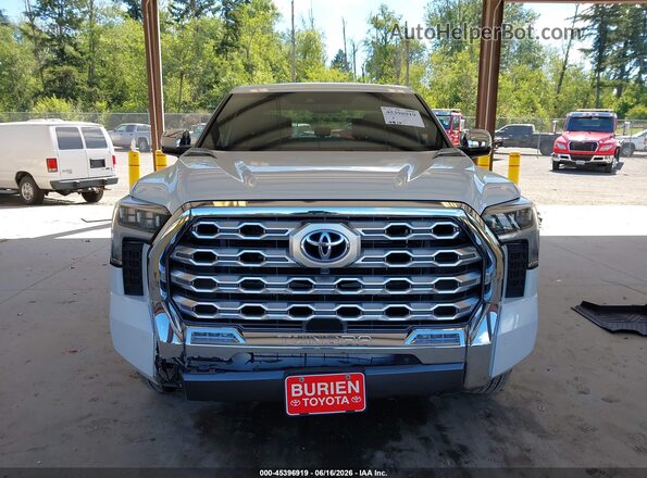 5TFMC5ECXRX007714 2024 TOYOTA TUNDRA HYBRID White Սարքավորումների վահանակի տեսք