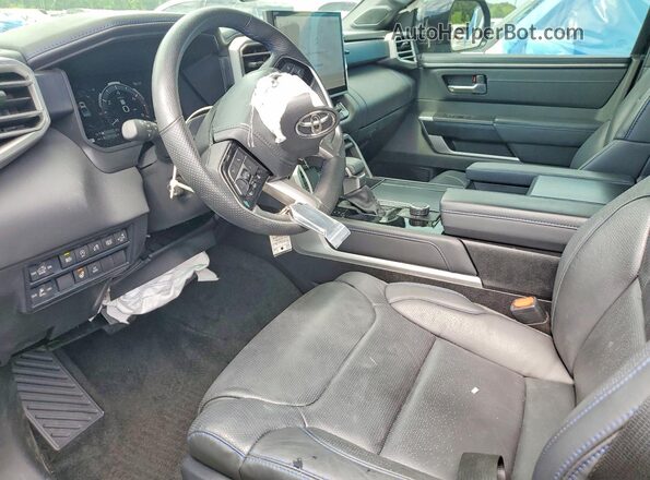 5TFNA5AB1RX041161 2024 TOYOTA TUNDRA Black Widok wnętrza z przodu