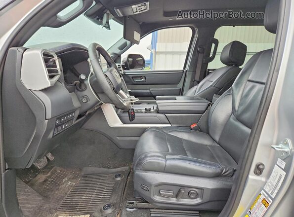 5TFNA5AB5PX026983 2023 TOYOTA TUNDRA Silver წინა სალონის ხედი