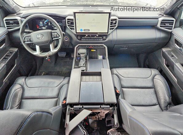 5TFNA5AB5PX026983 2023 TOYOTA TUNDRA Silver წინა პანელის ხედი