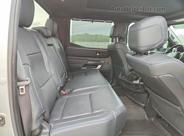 5TFNA5AB5PX026983 2023 TOYOTA TUNDRA Silver უკანა სავარძლების ხედი