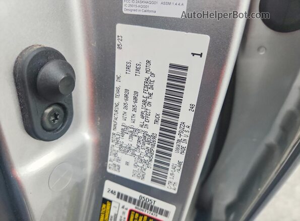 5TFNA5AB5PX026983 2023 TOYOTA TUNDRA Silver ძრავის განყოფილების ხედი