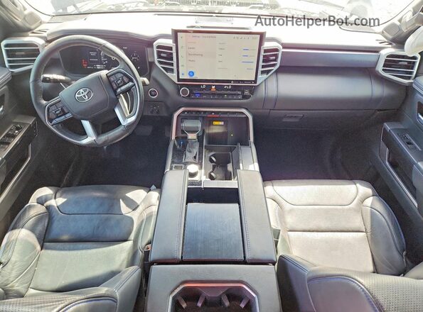 5TFNA5DB3PX127631 2023 TOYOTA TUNDRA Gray Dashboard view