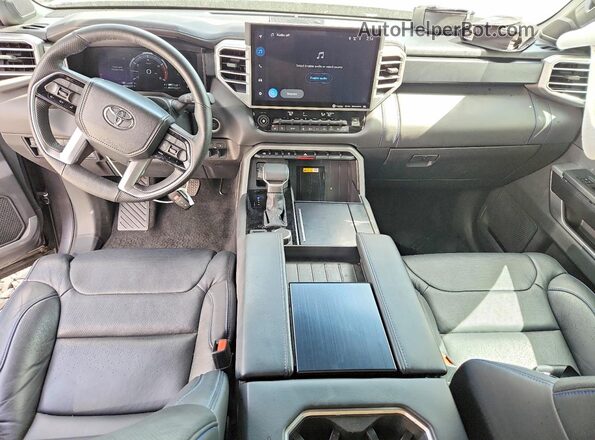 5TFNA5DB5RX194136 2024 TOYOTA TUNDRA Gray Dashboard view