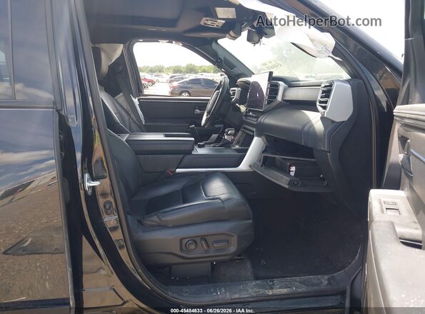 5TFNA5DB6NX014303 2022 TOYOTA TUNDRA Black Front interior view