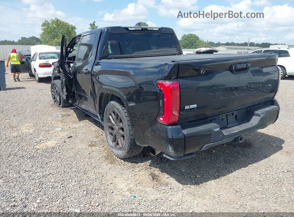 5TFNA5DB6NX014303 2022 TOYOTA TUNDRA Black Rear left