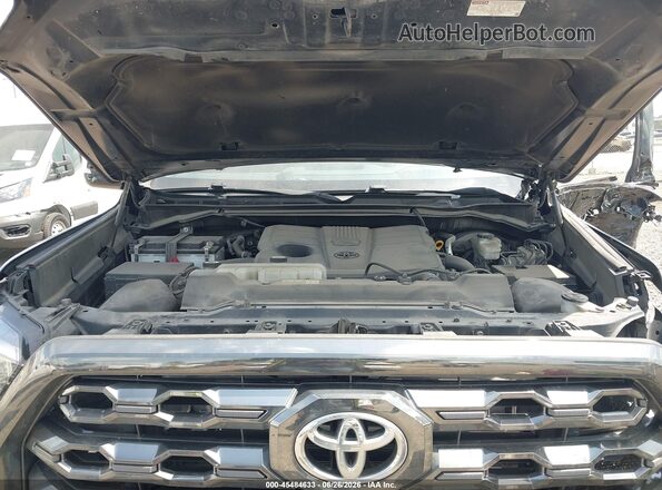 5TFNA5DB6NX014303 2022 TOYOTA TUNDRA Black Rear view
