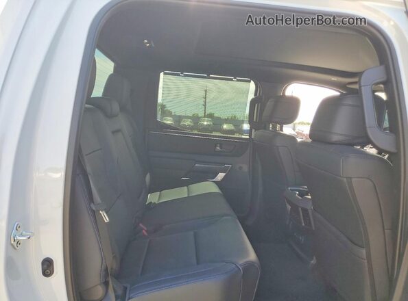 5TFNC5DB0SX108456 2025 TOYOTA TUNDRA White Rear seats view