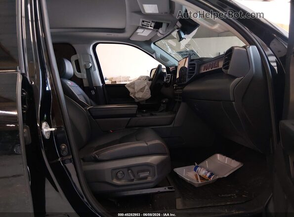 5TFPC5DB3PX030240 2023 TOYOTA TUNDRA HYBRID Black Front interior view