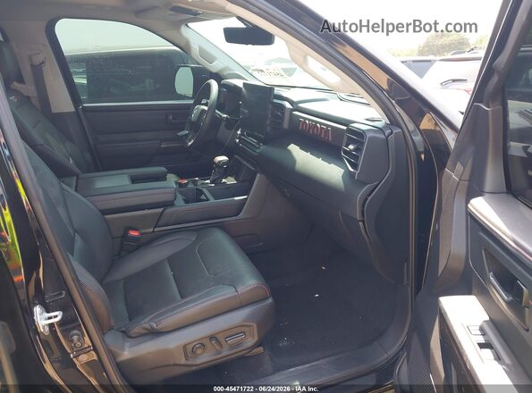 5TFPC5DB4NX005005 2022 TOYOTA TUNDRA HYBRID Black Widok wnętrza z przodu