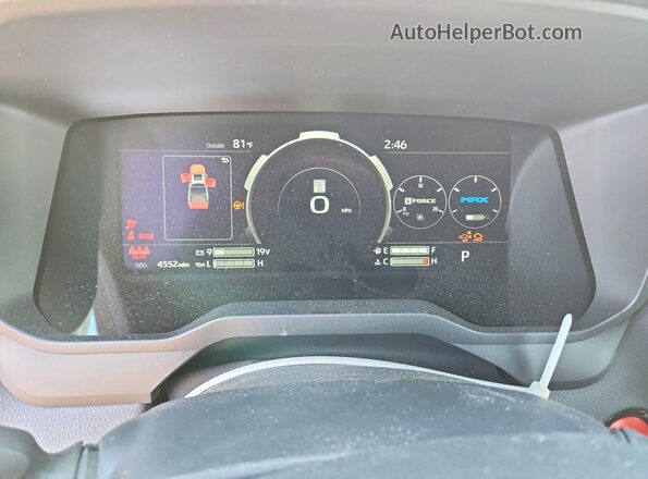 5TFPC5DB5TX114988 2026 TOYOTA TUNDRA White Vista del cuadro de instrumentos