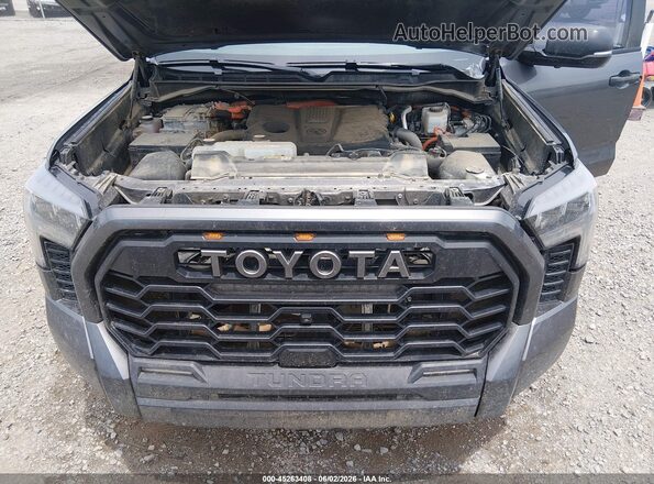 5TFPC5DB8RX043424 2024 TOYOTA TUNDRA HYBRID Gray Rear view