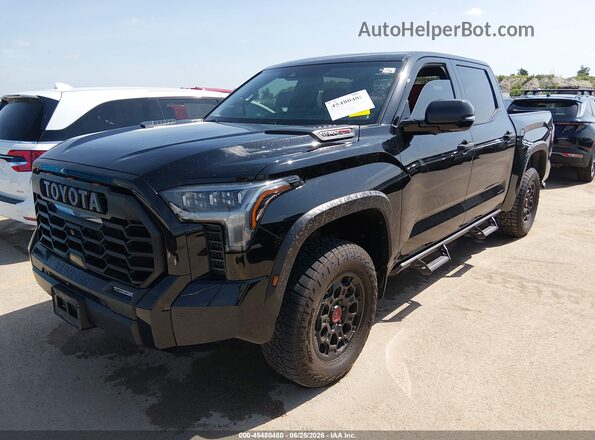 5TFPC5DBXRX077686 2024 TOYOTA TUNDRA HYBRID Black წინა მარცხენა ხედი სამი მეოთხედიდან