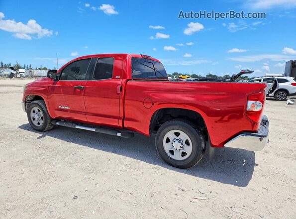 5TFRM5F10KX144280 2019 TOYOTA TUNDRA Красный Задняя левая четверть