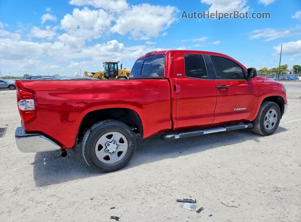 5TFRM5F10KX144280 2019 TOYOTA TUNDRA Красный Задняя правая четверть