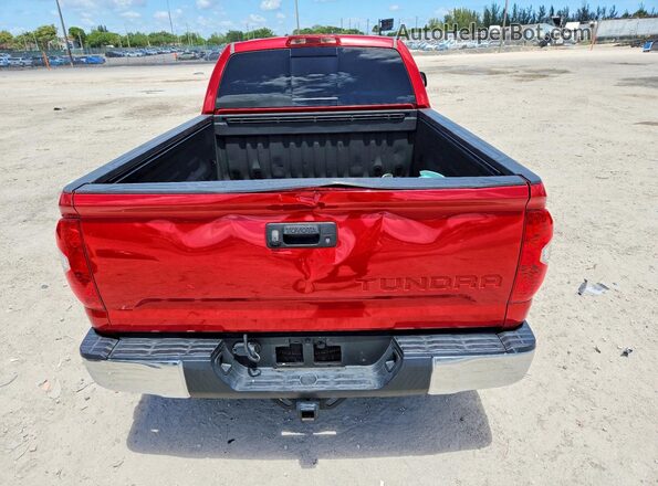5TFRM5F10KX144280 2019 TOYOTA TUNDRA Красный Вид сзади