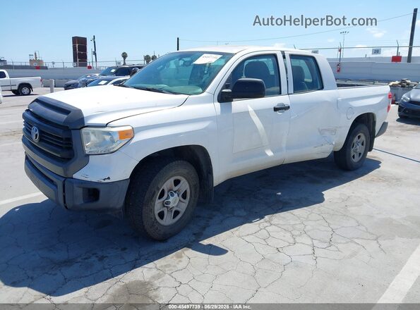 5TFRM5F12GX098104 2016 TOYOTA TUNDRA Белый Передняя левая четверть