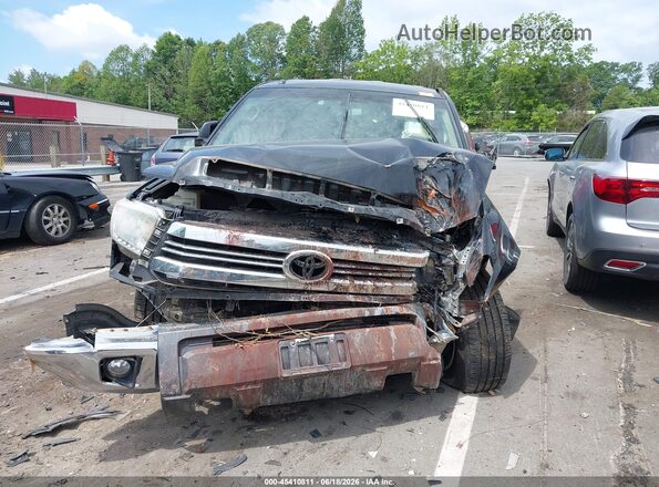 5TFRM5F12GX103141 2016 TOYOTA TUNDRA Black Widok wnętrza z tyłu