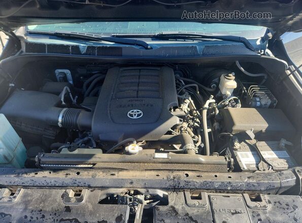 5TFRM5F12KX138111 2019 TOYOTA TUNDRA Black უკანა სალონის ხედი