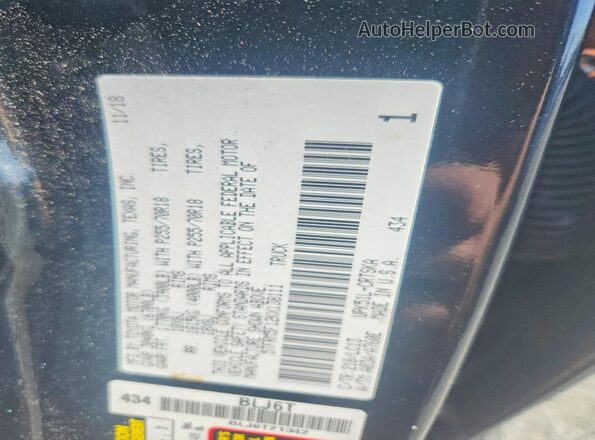 5TFRM5F12KX138111 2019 TOYOTA TUNDRA Black ძრავის განყოფილების ხედი