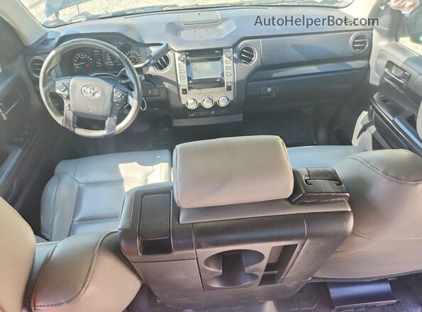 5TFRM5F12KX138111 2019 TOYOTA TUNDRA Black წინა პანელის ხედი