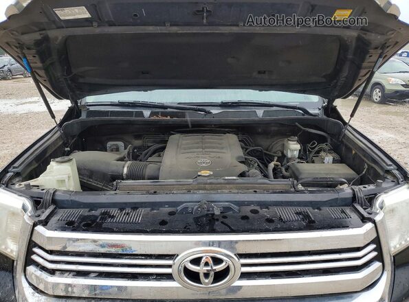 5TFRM5F15GX104963 2016 TOYOTA TUNDRA Black Вид задньої частини салону