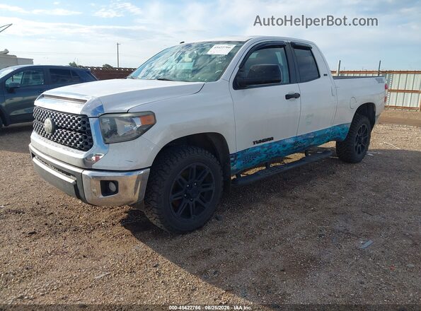 5TFRM5F16KX136197 2019 TOYOTA TUNDRA White Առջևի ձախ երեք քառորդ տեսարան
