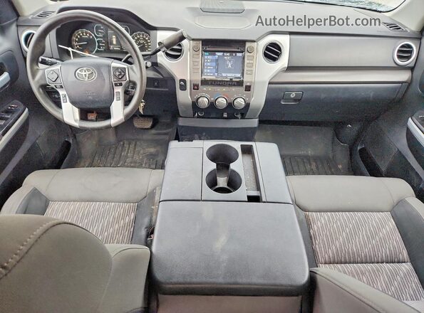 5TFRM5F18JX123370 2018 TOYOTA TUNDRA Gray Առջևի վահանակի տեսք