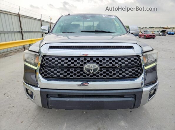 5TFRM5F18JX123370 2018 TOYOTA TUNDRA Gray Դիմացի տեսք
