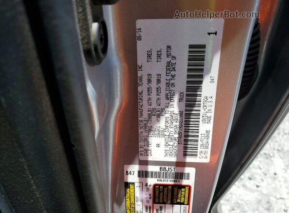 5TFRW5F19GX211802 2016 TOYOTA TUNDRA Gray 