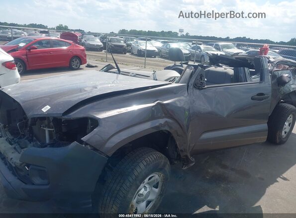 5TFRX5GN0JX117202 2018 TOYOTA TACOMA Gray Front view