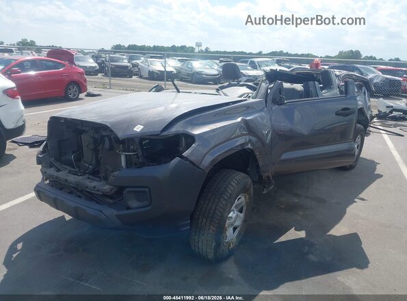 5TFRX5GN0JX117202 2018 TOYOTA TACOMA Gray Front left
