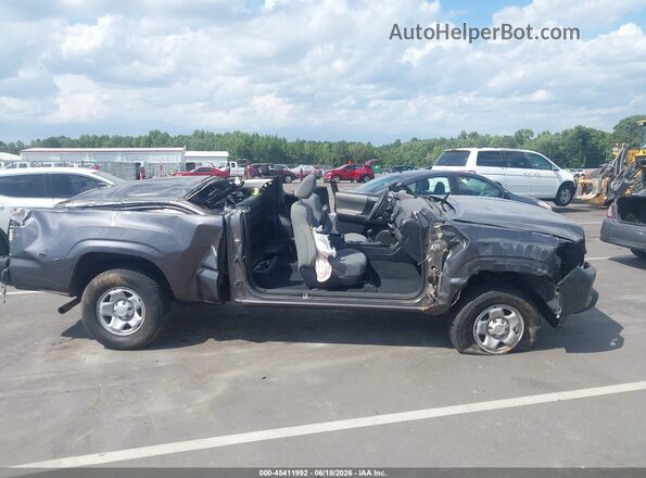 5TFRX5GN0JX117202 2018 TOYOTA TACOMA Gray Rear interior view