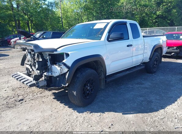 5TFRX5GN0KX162044 2019 TOYOTA TACOMA White Vista tres cuartos delantera izquierda