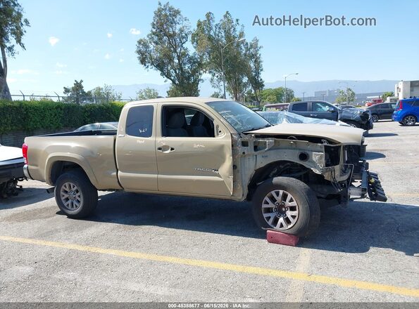 5TFRX5GN2GX072062 2016 TOYOTA TACOMA Beige Панорамний вид салону 360°