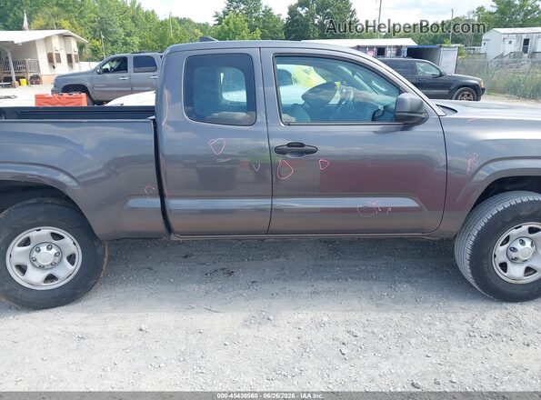 5TFRX5GN2JX105892 2018 TOYOTA TACOMA Серый Вид задней части салона