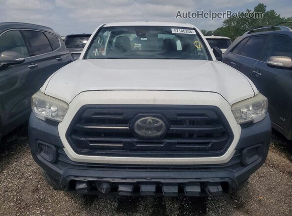 5TFRX5GN2JX109196 2018 TOYOTA TACOMA White Vista frontal
