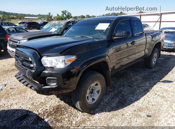 5TFRX5GN4HX076261 2017 TOYOTA TACOMA Black Առջևի ձախ երեք քառորդ տեսարան
